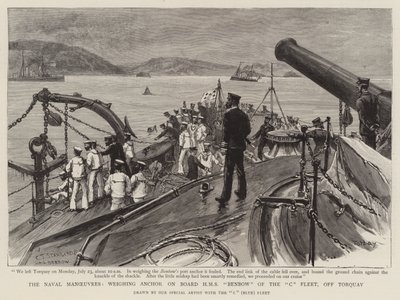 Les Manœuvres Navales, levée de l