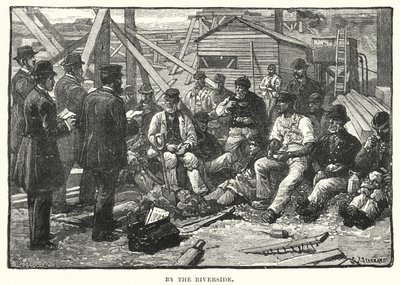 Au bord de la rivière - after Charles J. Staniland