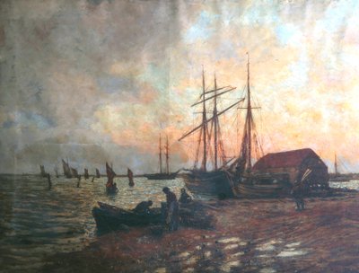 Retour du bateau, Shoreham - Charles James