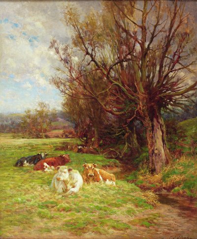 Bétail en pâturage - Charles James Adams