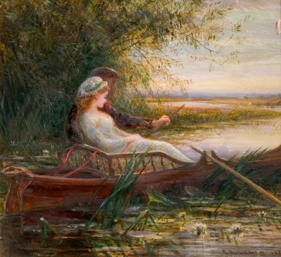 Deux Figures dans un Bateau, 1881 - Charles James Lewis