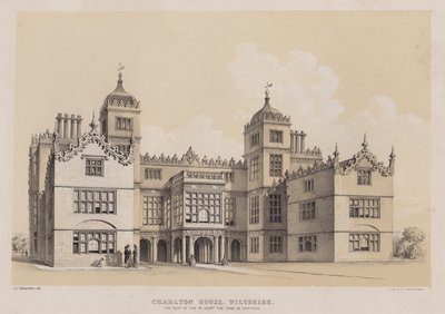 Charlton House, Wiltshire, la résidence du Très Honorable Comte de Suffolk - Charles James Richardson