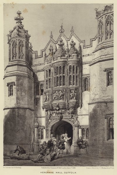 Hengrave Hall, Suffolk - Charles James Richardson