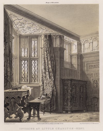 Intérieur à Little Charlton, Kent - Charles James Richardson