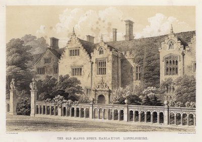 La vieille maison seigneuriale, Harlaxton, Lincolnshire - Charles James Richardson