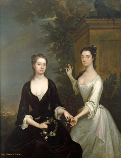 Lady Henrietta et Lady Elizabeth Finch, vers 1732 - Charles Jervas