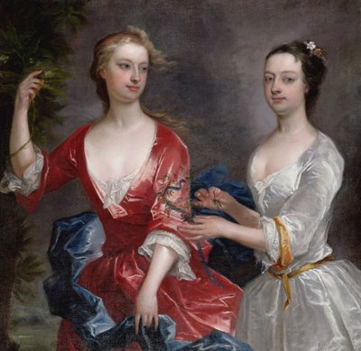 Martha et Teresa Blount - Charles Jervas