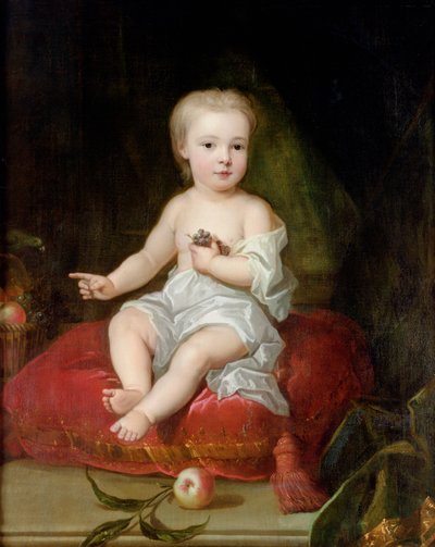 Portrait de Holles St. John (1710-38), plus jeune fils de Henry, 1er vicomte St. John, enfant, c.1711 - Charles Jervas