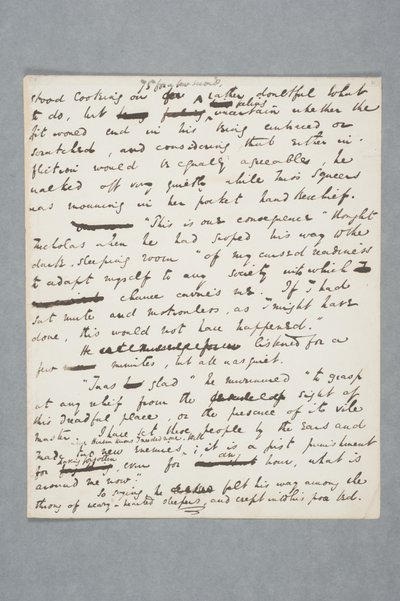 Manuscrit original d