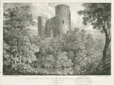 Château de Dudley - Le Donjon - Charles Joseph Hullmandel