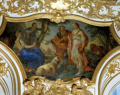 Psyché chez les bergers (plafond) - Charles Joseph Natoire