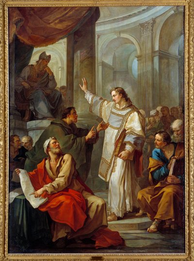 La Prédiction de Saint Étienne - Charles Joseph Natoire