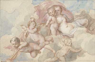 Vénus avec Amour et putti - Charles Joseph Natoire