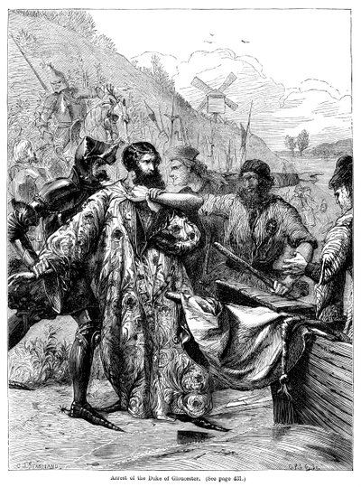Arrestation du duc de Gloucester - Charles Joseph Staniland