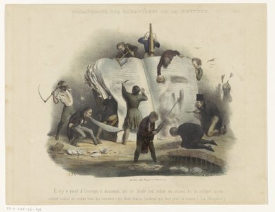 Persiflage sur la censure - Charles Joseph Traviès