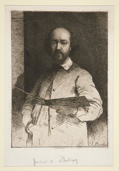 Portrait de Daubigny - Charles Joshua Chaplin
