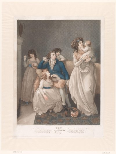 Famille britannique avec quatre enfants - Charles Knight