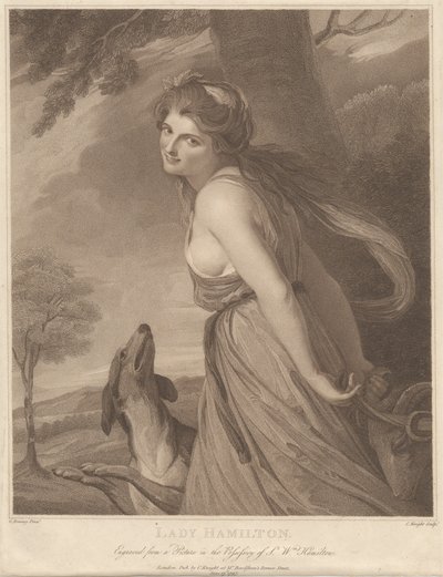 Lady Hamilton en Bacchante - Charles Knight