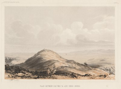 Plaine entre Kah Wee Ya et les rivières Kings, lithographie par A. Hoen & Co., 1855 - Charles Koppel