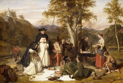 Les moines de Melrose faisaient du bon kaill les vendredis quand ils jeûnaient, ils ne manquaient ni de bœuf ni de bière, tant que leurs voisins duraient. Vide Scrope