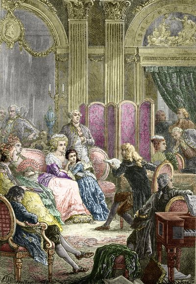 Le Salon de Suzanne Curchod et Madame Necker - Charles Laplante