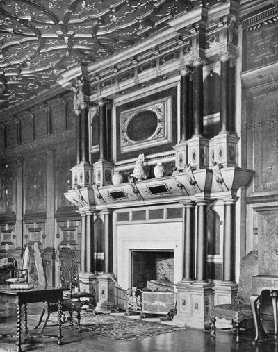 Une cheminée dans la Longue Galerie - Charles Latham