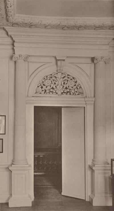 Une porte à Ashburnham House, Westminster - Charles Latham
