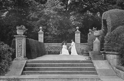 Un Escalier de Jardin - Charles Latham