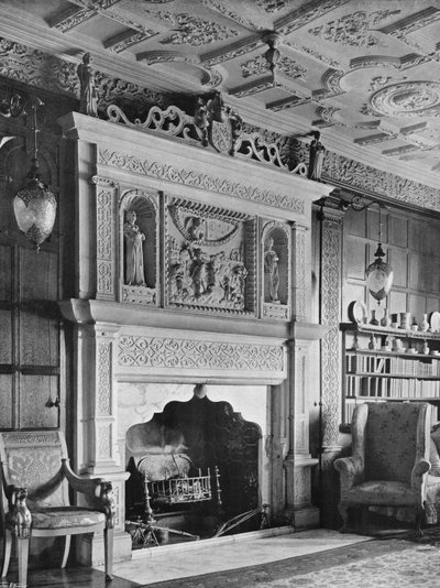 Cheminée à Hardwick House, Oxfordshire - Charles Latham