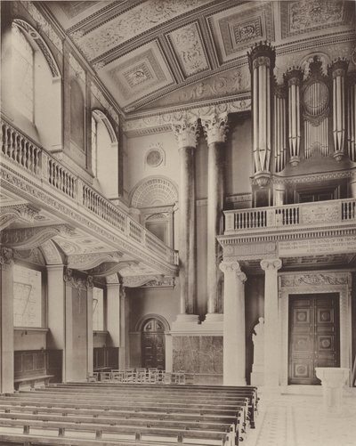 Hôpital de Greenwich, intérieur de la chapelle - Charles Latham