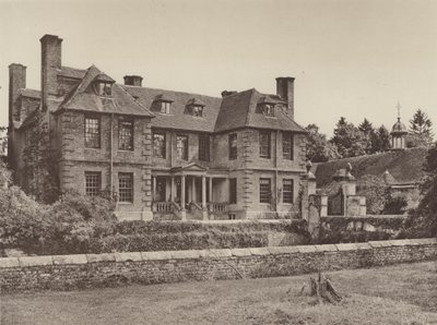 Groombridge Place, Sussex, la façade ouest - Charles Latham