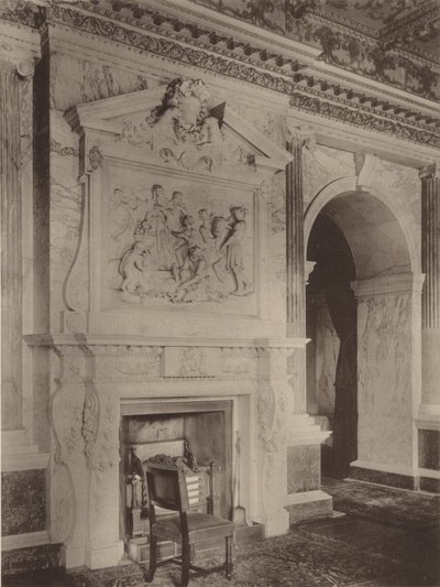 Houghton, Norfolk, Cheminée de la Salle à Manger - Charles Latham