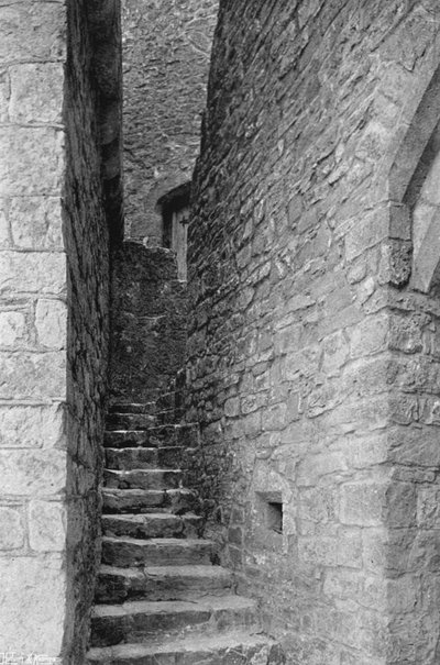 Escalier vers la Chapelle et les Remparts - Charles Latham
