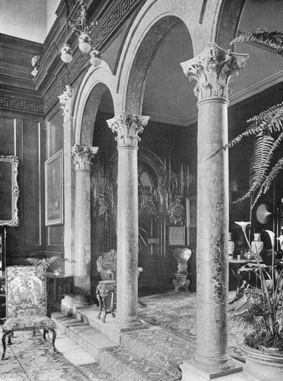 Escaliers dans le hall - Charles Latham