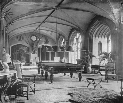 La salle de billard dans les cloîtres - Charles Latham