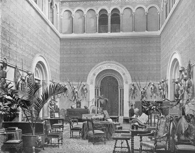 Le hall du château - Charles Latham