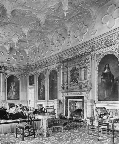 Le salon, montrant le plafond aux poissons - Charles Latham
