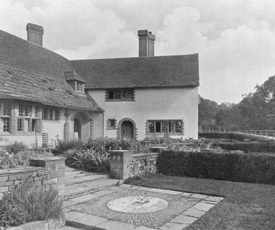 La cour du jardin depuis l