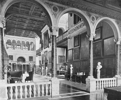 Le grand hall et ses galeries - Charles Latham