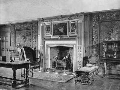 La salle de tapisserie à Rothamsted - Charles Latham