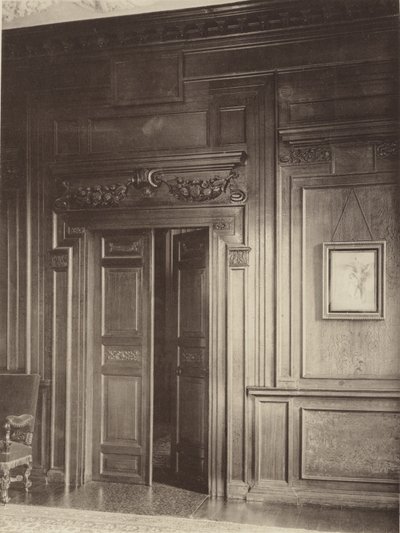 Thorpe Hall, Grantham, Porte et Panneaux dans la Salle à Manger - Charles Latham