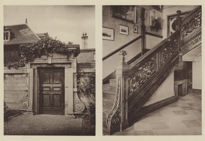 Thorpe Hall, Peterborough, Entrée Latérale des Écuries, l