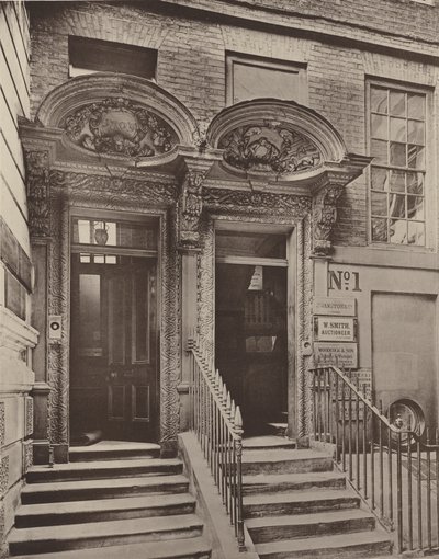 Deux portes, Laurence Pountney Hill, centre-est - Charles Latham