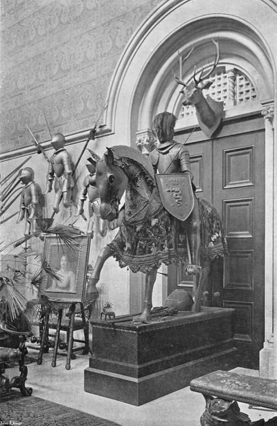 Armure de plaque Visconti dans le hall - Charles Latham