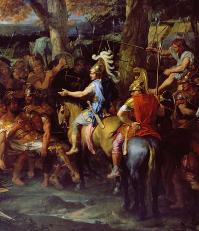 Alexandre et Porus à la bataille de l