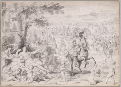 Louis XIV capturé par Vénus, début des années 1670 - Charles Le Brun