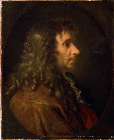 Molière (Portrait de profil de Jean-Baptiste Poquelin, vers 1660) - Charles Le Brun