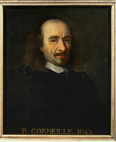 Poet Pierre Corneille … (painting on canvas) - Charles Le Brun