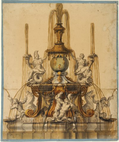 Projet de fontaine à Versailles - Charles Le Brun