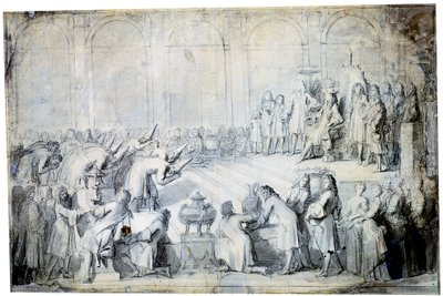 Les ambassadeurs siamois devant le roi, 1686 - Charles Le Brun